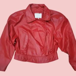 Wilson Red Leather Jacket