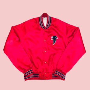 Atlanta Falcons 1980s Bomber Satin Jacket