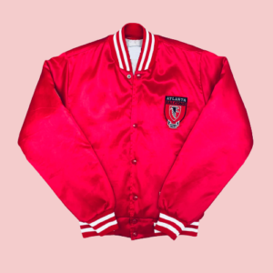 Atlanta Falcons Nvl Rework Bomber Satin Jacket