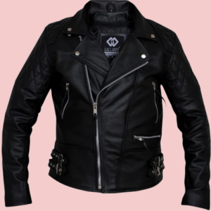 Black Biker Leather Jacket