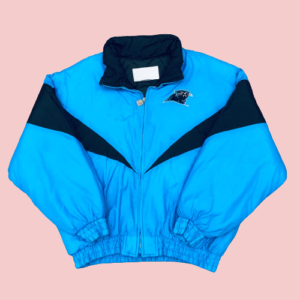 Carolina Panthers 1990s Blue Satin Jacket