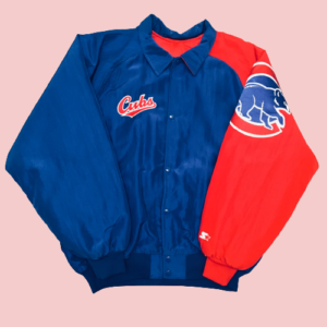 Chicago Cubs 1990s Dugout Starter Bomber Jacket