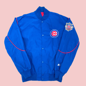 Chicago Cubs National League Starter Bomber Jacket