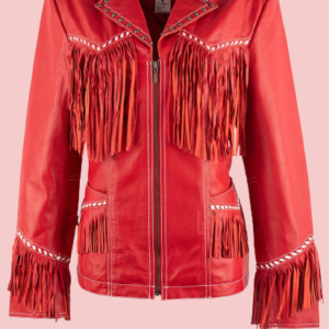 Cripple Creek Leather Fringe Jacket