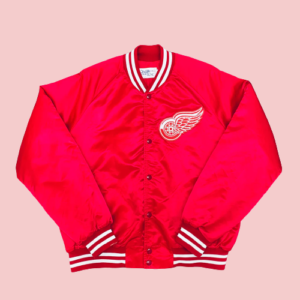 Detroit Red Wings 1990s Bomber Satin Jacket