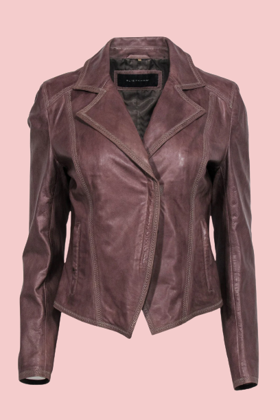 Elie Tahari Leather Jacket - AirBorne Jacket