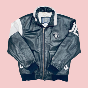 Oakland Raiders 1990s Starter Leather Jacket
