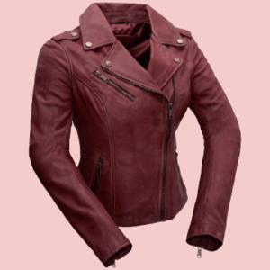 Oxblood Leather Jacket Womens