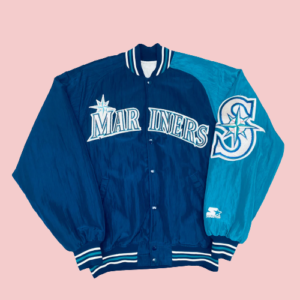Seattle Mariners 1990s Coachs Starter Bomber Jacket