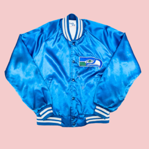Seattle Seahawks 1990s Bomber Satin Jacket
