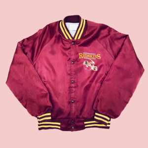 Washington Redskins 1990s Chalk Line Bomber Satin Jacket