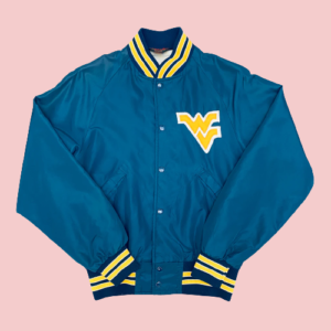 West Virginia Mountaineers Bomber Satin Jacket