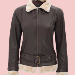 Women's Fur Leather Jacket