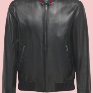 Gucci Black Leather Jacket