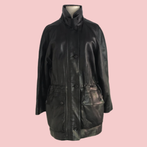 Loro Piana Leather Horsey Jacket