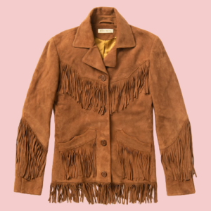 Suede Leather Fringe Jacket