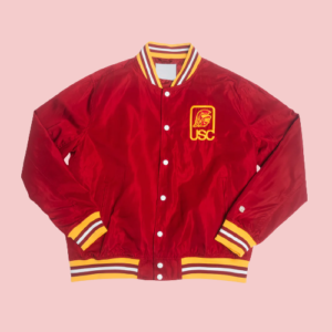 Usc Vintage Trojans Script And Logo Bomber Jacket