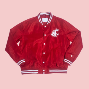 Wazzu Cougars Throwback Roses Bomber Jacket