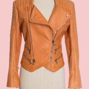 Balmain Leather Jacket Womens