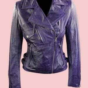 Leather Motorcycle Jacket Women