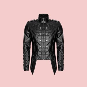 Military Style Leather Jacket