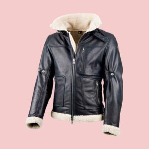 Winter Leather Motorcycle Jacket