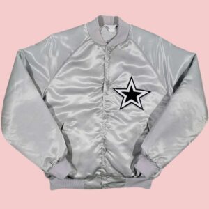 80’s Dallas Cowboys Silver Bomber Jacket