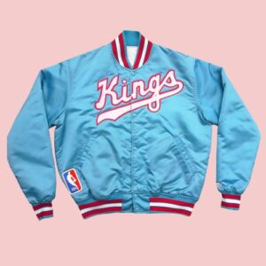 80’s Sacramento Kings Mint Satin Jacket