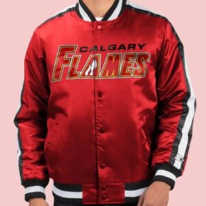 Calgary Flames Red O Line Jacket