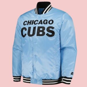 Chicago Cubs Bronx Fashion Light Blue Jacket