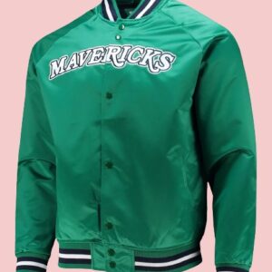 Dallas Mavericks Hardwood Classics Green Jacket