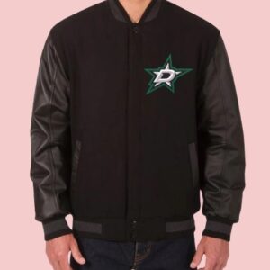 Dallas Stars Black Varsity Jacket