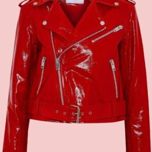 Patent Leather Moto Jacket