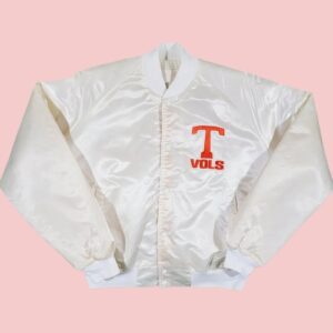 Tennessee Volunteers 80’s White Bomber Jacket