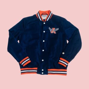 Auburn Tigers Retro War Eagle Logo Bomber Jacket