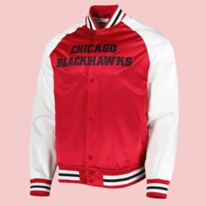 Chicago Blackhawks Prime Time Red White Jacket