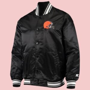 Cleveland Browns Locker Room Starter Black Varsity Jacket