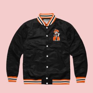 Oklahoma State Cowboys Black Varsity Jacket