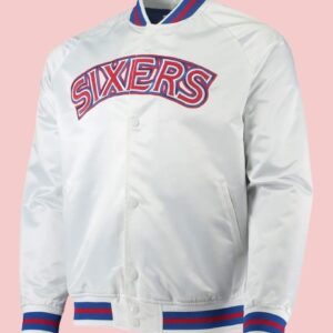 Philadelphia 76ers Hardwood Classics White Jacket