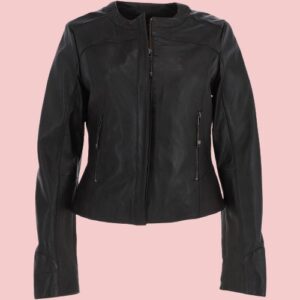 Jimena Brown Leather Jacket