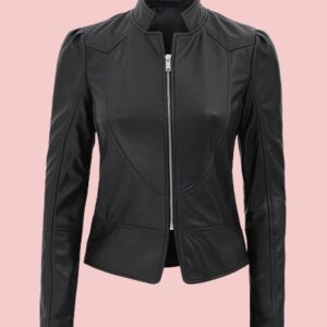 Thin Black Leather Jacket