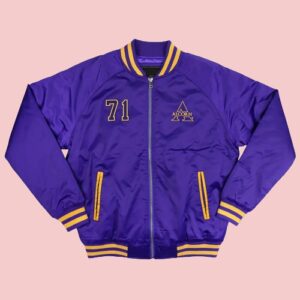 Alcorn State University Purple Baseball Jacket