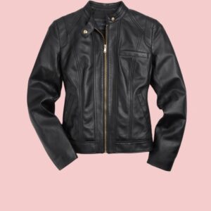 Black Leather Women Jacket