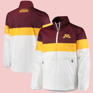 Carl Banks White Minnesota Golden Gophers Jacket