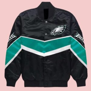 Philadelphia Eagles Multicolor Satin Jacket