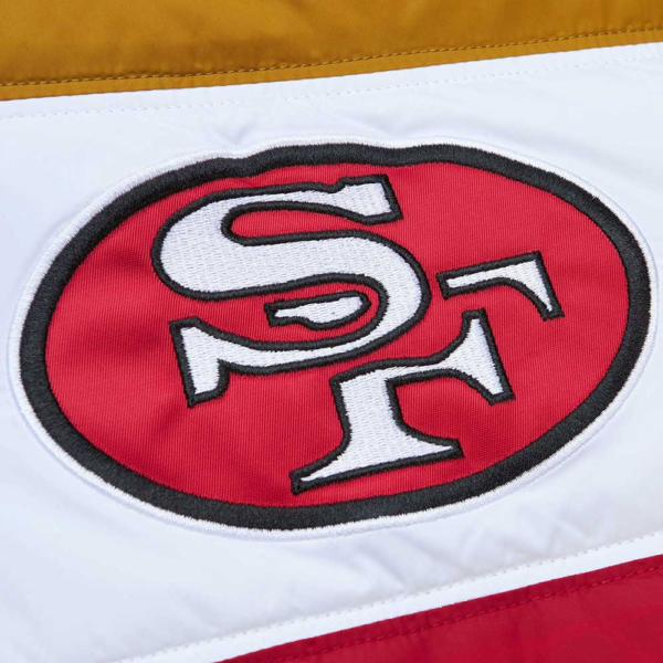 San Francisco 49ers In The Clutch Color Block Puffer Jacket - Image 3