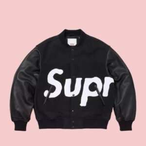 Supreme Big Logo Chenile Varsity Jacket