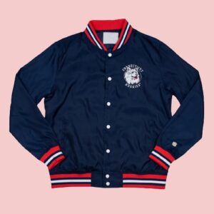 UConn Bubble Script Bomber Jacket