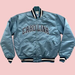 University Of North Carolina Bomber Satin Jacket