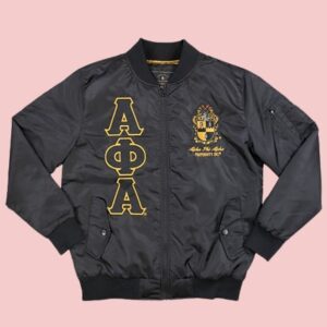 Alpha Phi Alpha Bomber Varsity Jacket